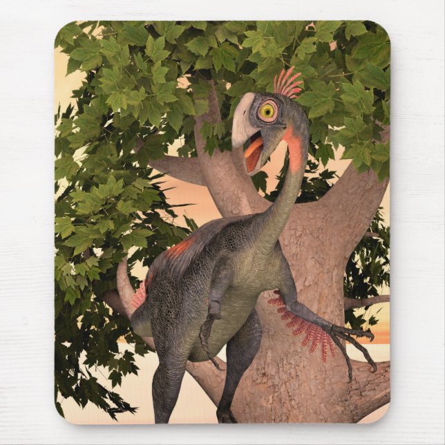 Dinosaur Gigantoraptor Mousepad (Vorne)