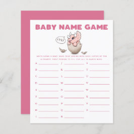 Dinosaur Girl Baby Name Duschgel Spiel