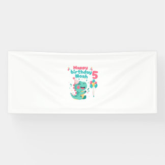 Dinosaur glücklicher Geburtstagsjungen-Banner edit Banner