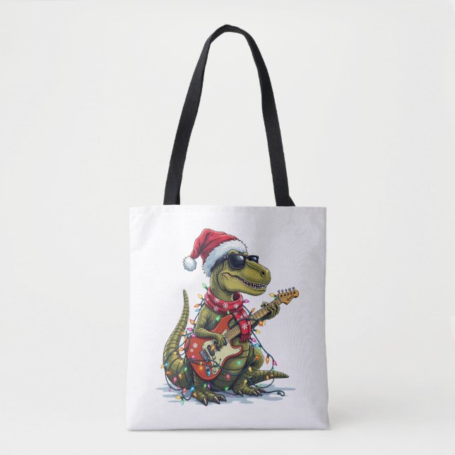 Dinosaur Guitar Player Xmas (Vorderseite)