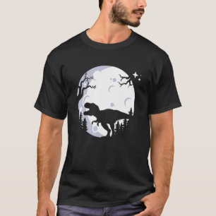 Dinosaur Halloween Kostümex Mond Männer Jungen Kin T-Shirt