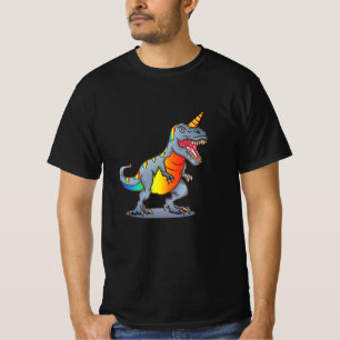 Dinosaur Halloween Unicorn Kostüm T-Shirt