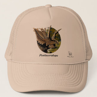 Dinosaur Hat Pentaceratops Portrait Gregory Paul Truckerkappe