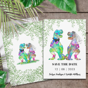 Dinosaur Hochzeitsthema Save The Date