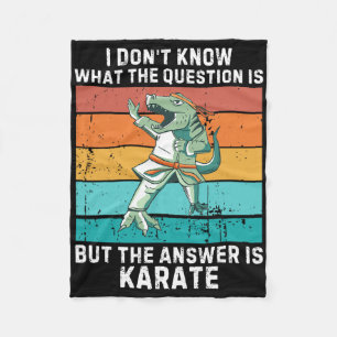 Dinosaur Ich Weiß Nicht Die Frage Ist Die Antwort  Fleecedecke