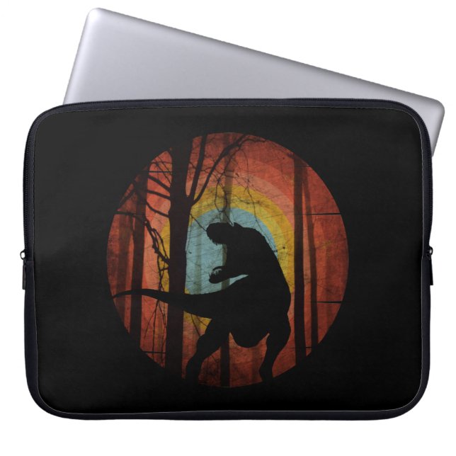 DINOSAUR IM WALD LAPTOPSCHUTZHÜLLE (Vorderseite)