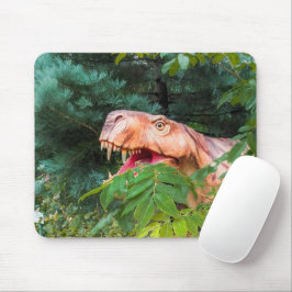 Dinosaur im Wald.  Mousepad