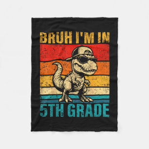 Dinosaur in der fünften Klasse bruh in Schüler der Fleecedecke