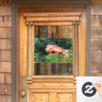 Dinosaur in the forest.  fensteraufkleber