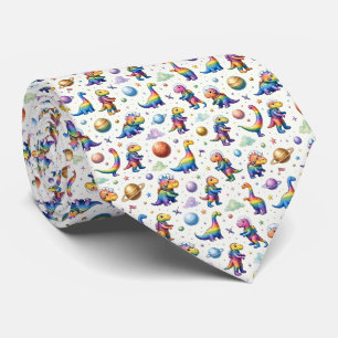 Dinosaur Intergalaktische Planeten Sonnensystem Krawatte