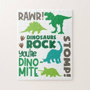 Dinosaur Jigsaw Puzzle - Custom Prehistorischer Sp