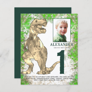 Dinosaur Jungle 1. Geburtstag Party Foto