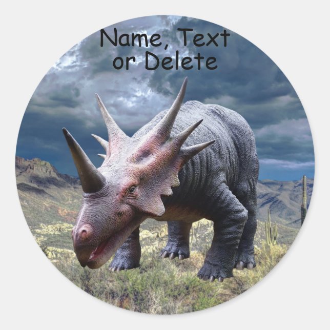 Dinosaur Jurassic Park Beautiful Runder Aufkleber (Vorderseite)