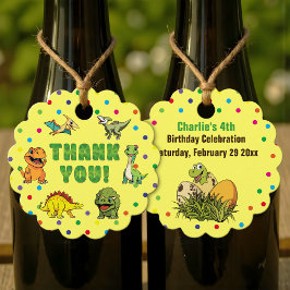 Dinosaur Jurassic Prähistorischer Cartoon Vielen D Geschenkanhänger