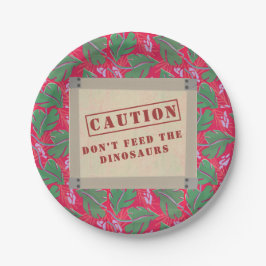 Dinosaur Jurrasic Boys Birthday Pappteller