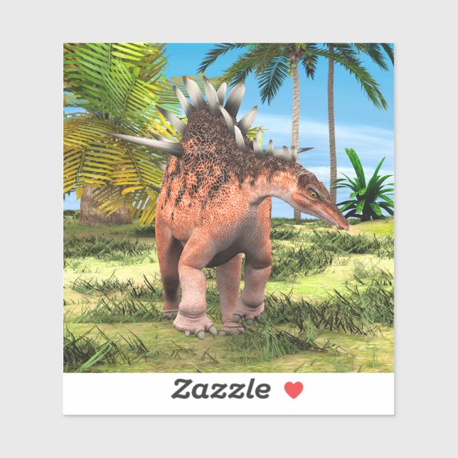 Dinosaur Kentrosaurus Aufkleber (Blatt)