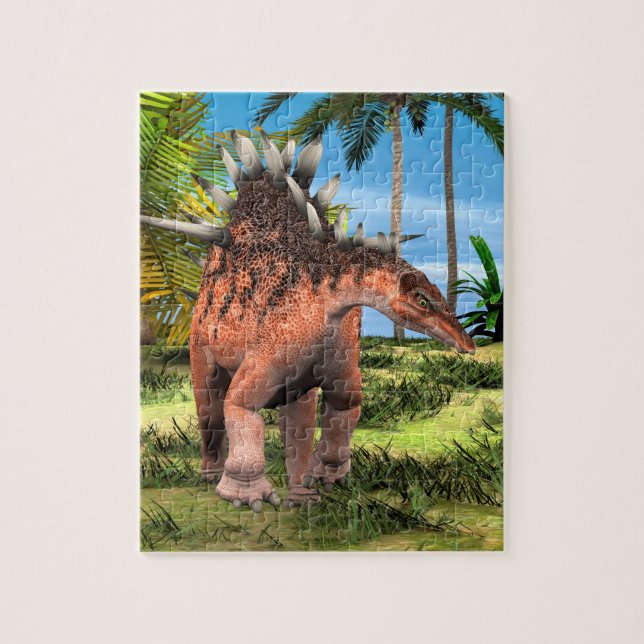 Dinosaur Kentrosaurus Puzzle (Vertikal)
