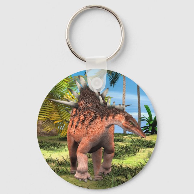 Dinosaur Kentrosaurus Schlüsselanhänger (Vorderseite)