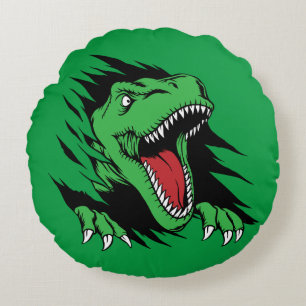 Dinosaur Kinder Rundes Kissen