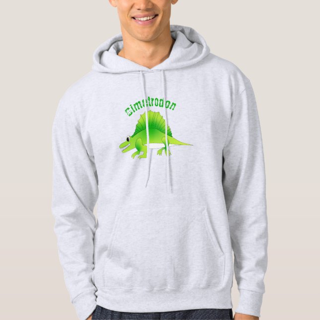 Dinosaur Land Niedlich Dino Hoodie (Vorderseite)