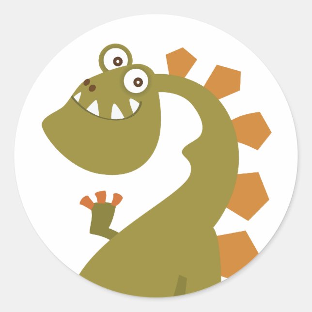 Dinosaur Land Sticker (Vorderseite)