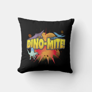 Dinosaur Lover Dynamite Dino-mite Pun Kissen