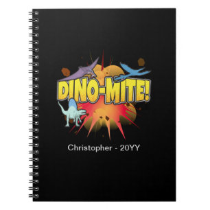 Dinosaur Lover Dynamite Dino-mite Pun Notizblock