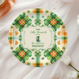 Dinosaur Lucky Little Kleeblatt Pappteller