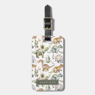Dinosaur Luggage Tags Gepäckanhänger