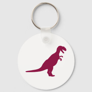 Dinosaur Maroon Schlüsselanhänger