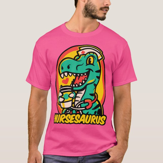 Dinosaur Medizinalpaläontologe Doctor Fossil T-Re T-Shirt (Vorderseite)