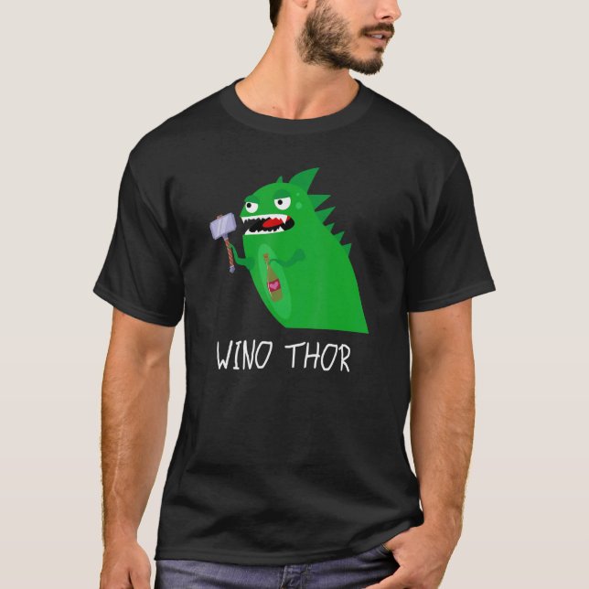 Dinosaur Men Viking WINO THOR T-Shirt (Vorderseite)