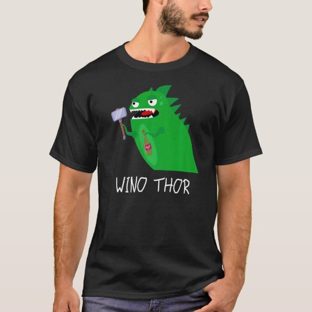 Dinosaur Men Viking WINO THOR T-Shirt (Vorderseite)