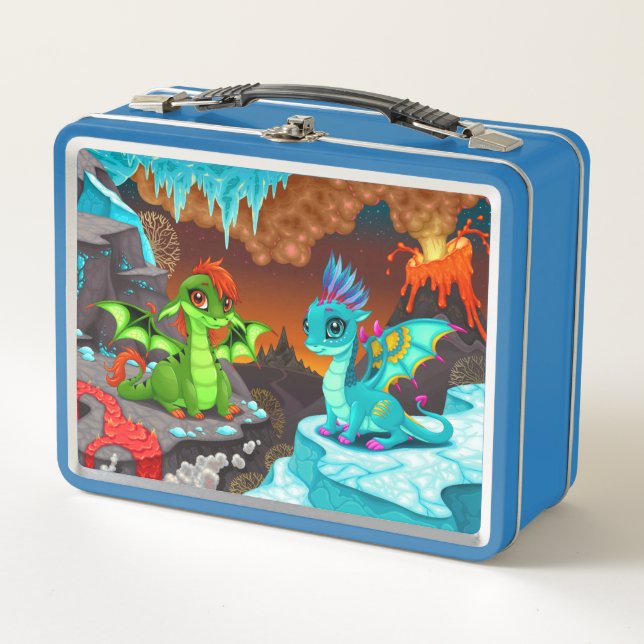 Dinosaur Metal Lunch Box (Vorderseite)