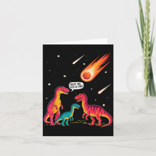 Dinosaur Meteoriten Sarkastisch Das Ist Okay Lusti Karte