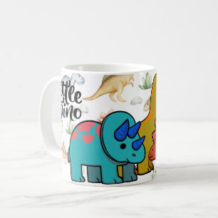Dinosaur mit farbenfroher Vorgeschichte• Lustiger Kaffeetasse