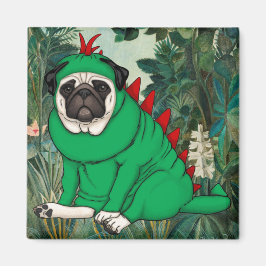 Dinosaur-Mops Magnet