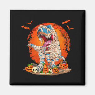Dinosaur-Mumie T Rex Kürbis Skelett Kinder Jungen  Magnet