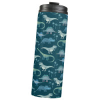Dinosaur Muster Aquamarin Green