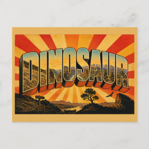 Dinosaur-Nationalmonument Fossilien-Steinbruch Can Postkarte