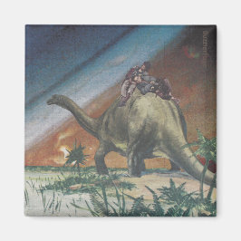 Dinosaur-Nickerchen - Magnet