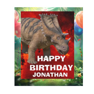 Dinosaur Niedlich Children BIRTHDAY PARTY Card Karte
