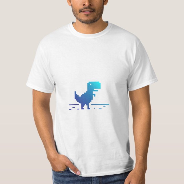 Dinosaur-No-wifi-Spiel T-Shirt (Vorderseite)