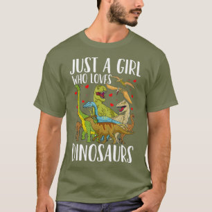Dinosaur nur ein Mädchen, das Dinosaurier T-Rex L T-Shirt
