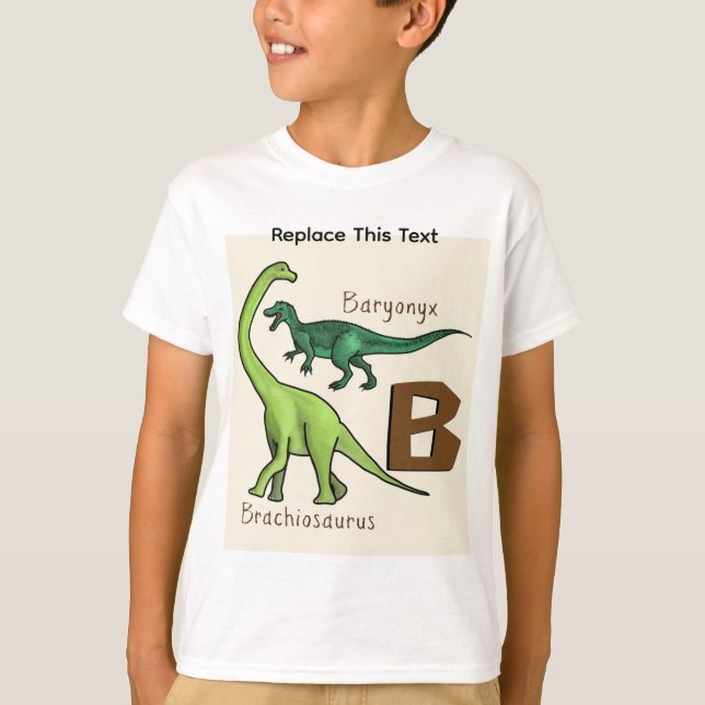 Dinosaur oder prähistorisches Tier T-Shirt (Vorderseite)
