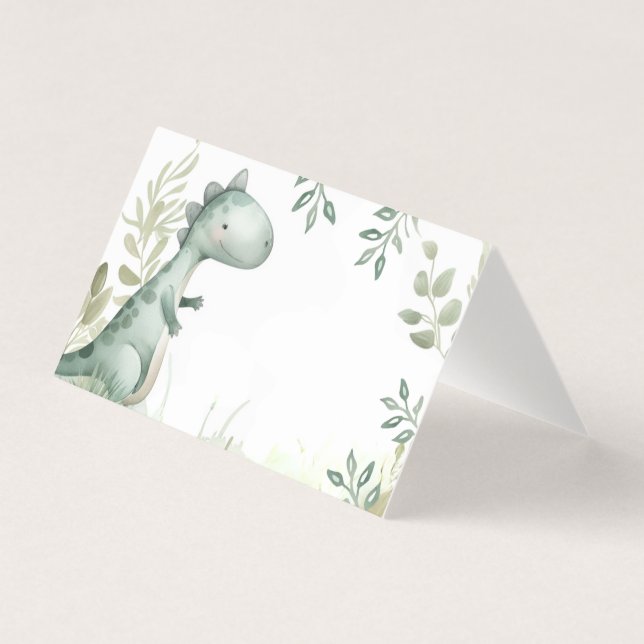 Dinosaur One-A-Saurus Boy Tischschild (Vorderseite)