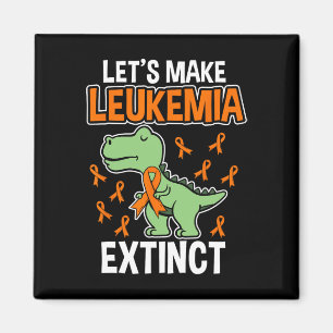 Dinosaur Orange Ribbon Hämatologe Reptile Fossil Magnet