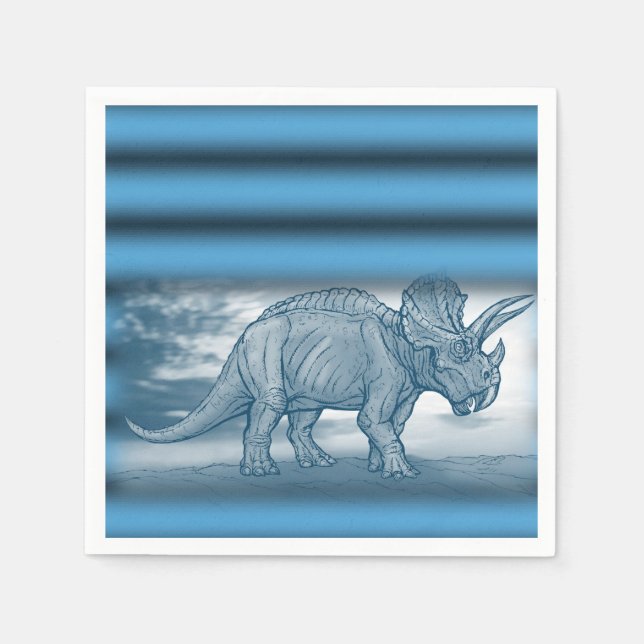 Dinosaur Paper Napkins Serviette (Vorderseite)