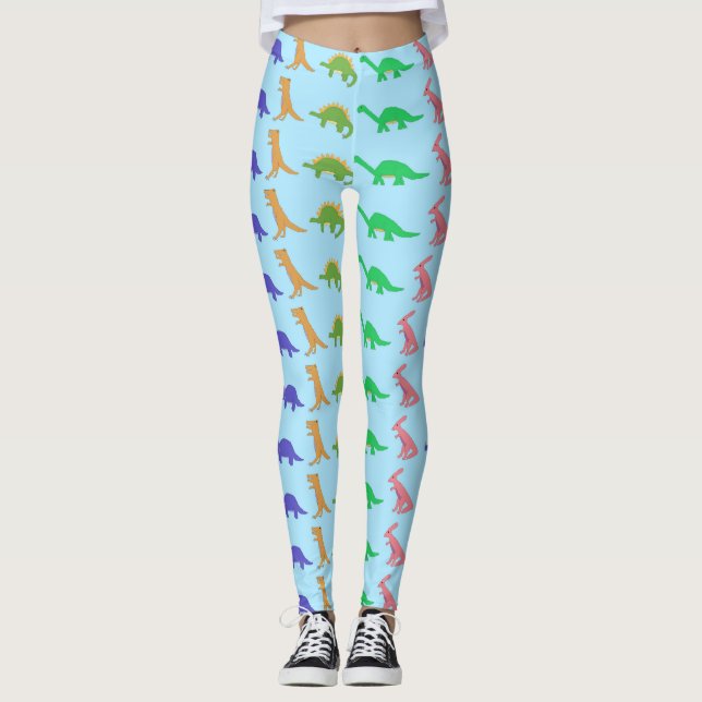Dinosaur Parade Leggings (Vorderseite)