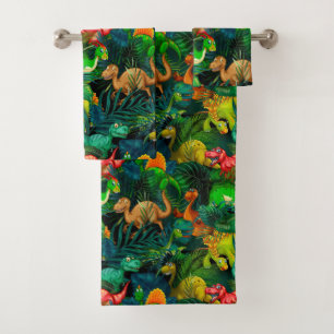 Dinosaur Park Badhandtuch Set